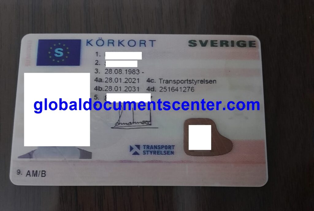 Swedish drivers license