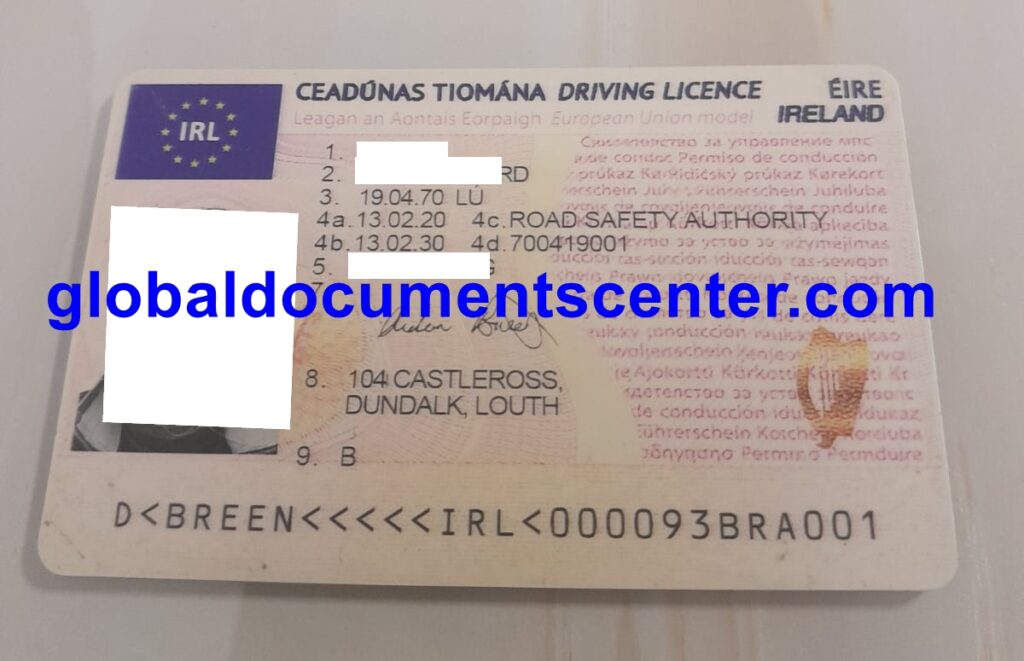 Buy Ireland Drivers license